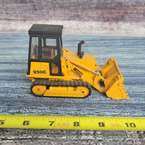 Case 850C Track Loader - CAB - o/c - 1/35 - NZG  -Conrad NZG #176 west Germany - Picture 1 of 9